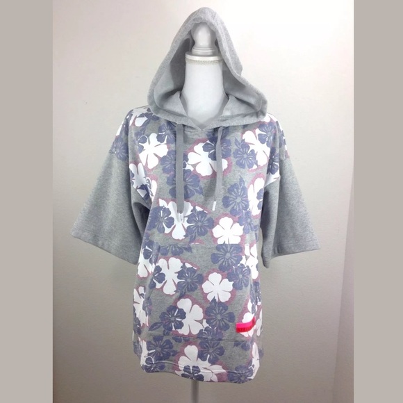 adidas Tops - Adidas Stellasport Climalite Floral Hoodie Top